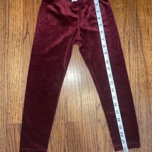 Old Navy 5T currant ribbed leggings